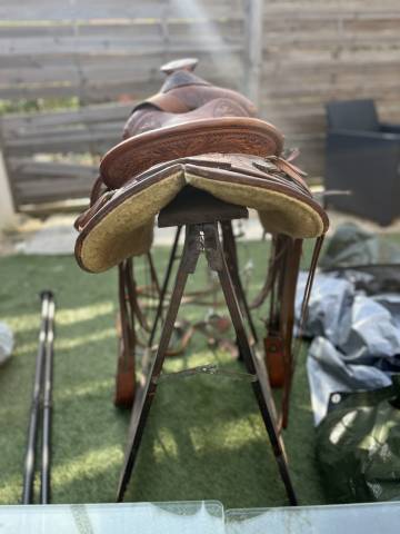 Selle de cheval américaine 