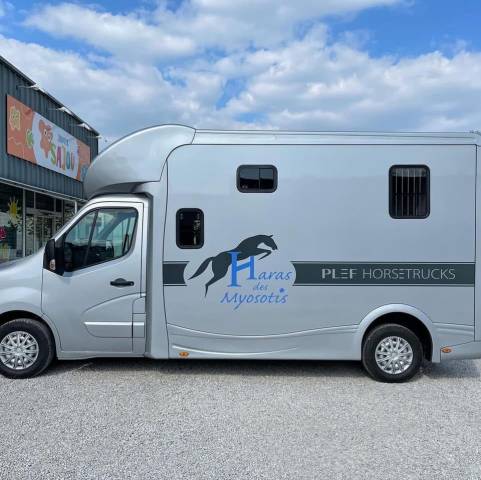 Camion 2 places chevaux 5 places assises stalle 165cv