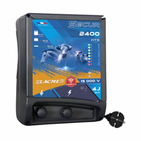 SECUR 2400 HTE-Connect'LD - Électrificateur 15 000 V / 4 J avec Barregraphe et C