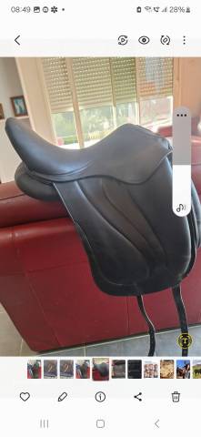 Selle dressage Antares modèle Concept 