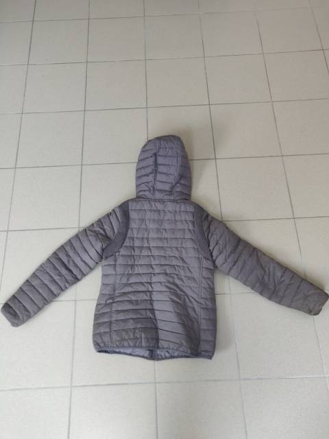 Doudoune grise Penelope Leprevost