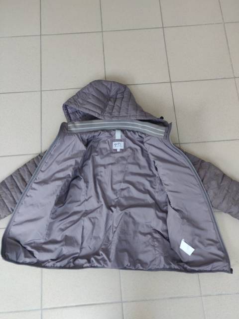 Doudoune grise Penelope Leprevost