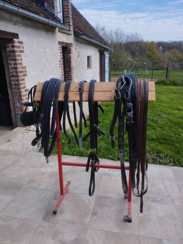 HARNAIS D'attelage cuir pour Fjord. 