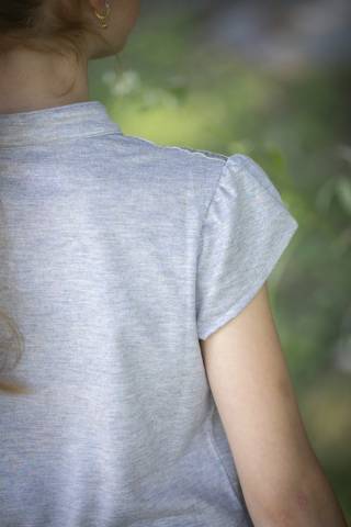 Polo manches courtes julieta - Pénélope collection - tissu irisé