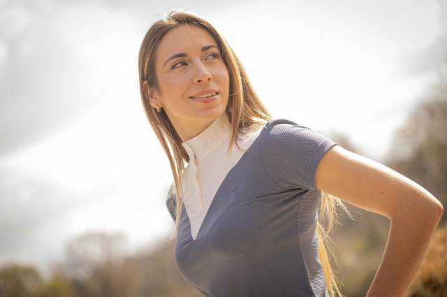 Polo de concours Las Honey - Pénélope collection - manches courtes