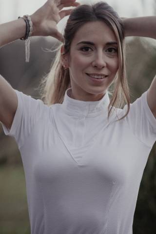 Polo de concours Las Honey - Pénélope collection - manches courtes