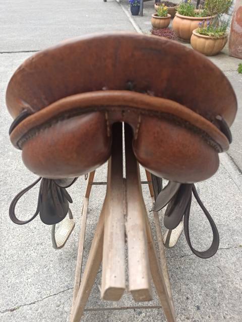 Selle mixte Stübben vintage 