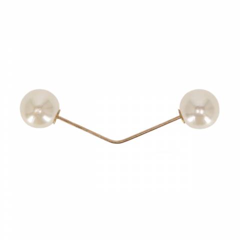 Perles blanches pour pions - qhp - bijoux de crinière