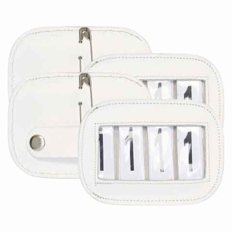 Num&eacute;ros de concours en cuir set de 2 - Imperial riding