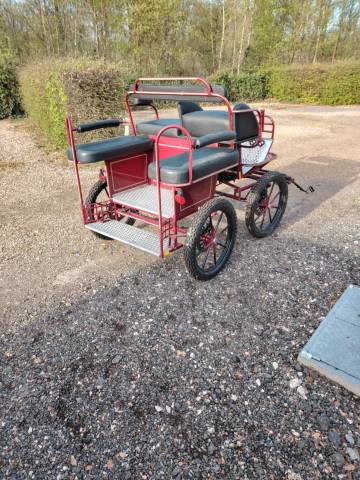Voiture 4 roues poney 4 places