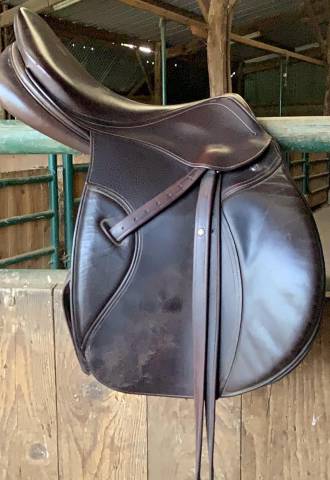 selle fouganza mixte 17"5 