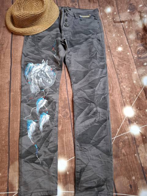 Pantalon jean equitation taille 40