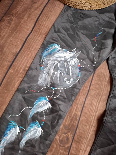 Pantalon jean equitation taille 40