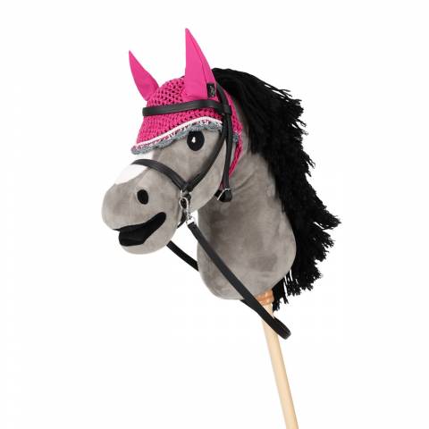 Bonnet anti-mouches hobby horse - QHP - polyester et coton