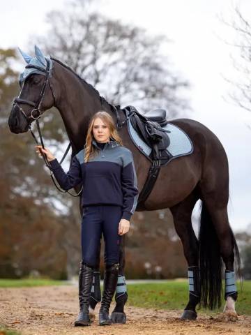 Tapis de selle close contact square - Lemieux - suédine