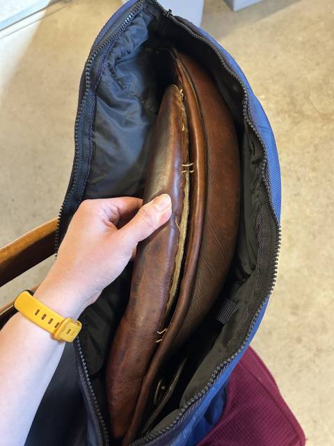 Belloir Saumur dressage 17,5” marron