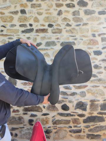 selle cuir fouilloux 17,5"