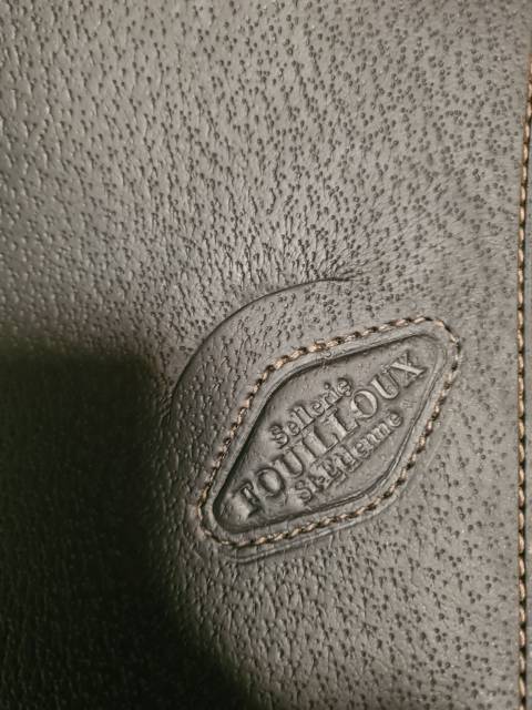 selle cuir fouilloux 17,5"