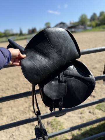 Selle Butet CSO 17” doublée veau noir 2017