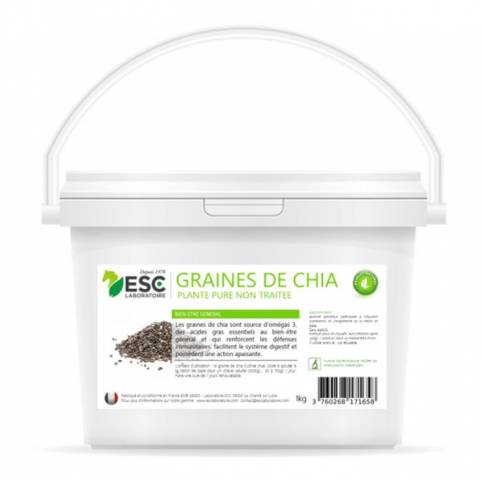 Graines de chia ESC - Défenses immunitaires, digestion et muscle