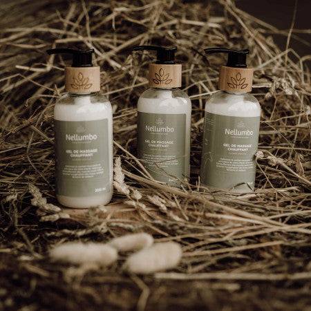Gel de massage chauffant - Nellumbo