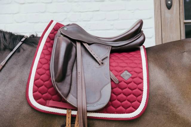 Tapis de selle corde tressée dressage - Kentucky - élégance et confort