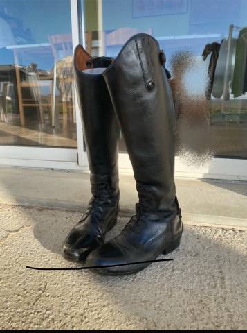Bottes d&rsquo;&eacute;quitation Equith&egrave;me Taille 40 et mollet M 