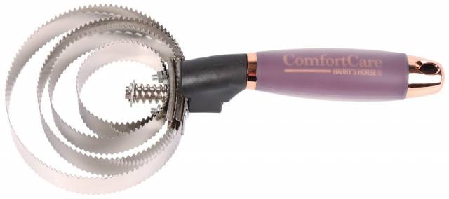 Etrille double comfort care - Harry's horse - m&eacute;tal avec poign&eacute;e gel