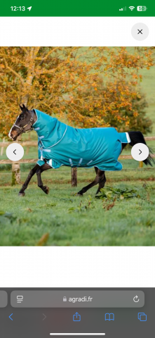 Couverture de pré HORSEWARE 400g intégrale 140cm