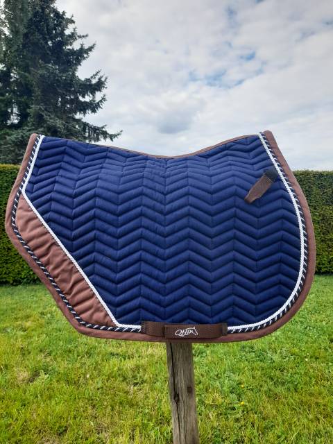 Tapis de selle QHP bleu