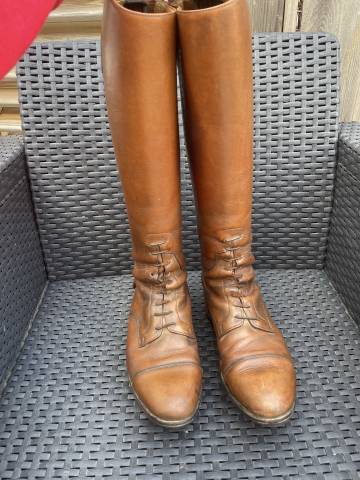 Bottes d’équitation cuir Ferro di Cavallo T37 