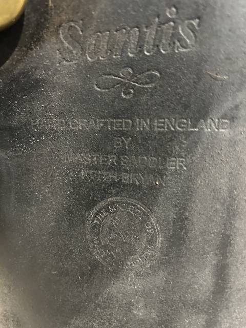 Selle dressage cuir noir Bliss of London