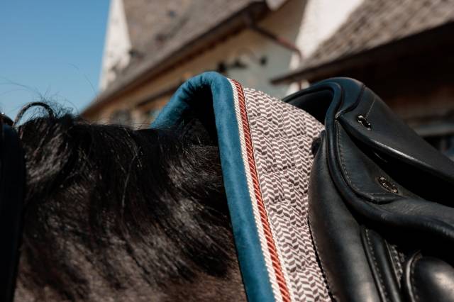 Tapis de selle Pied de Poule - Kentucky - Amorti et respirabilité