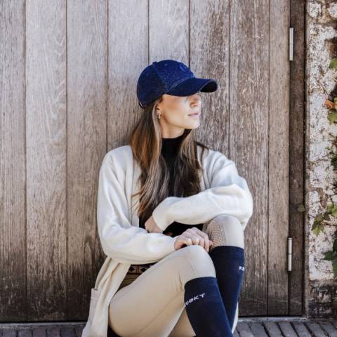 Casquette baseball glitter - Kentucky - ajustable, logo brodé