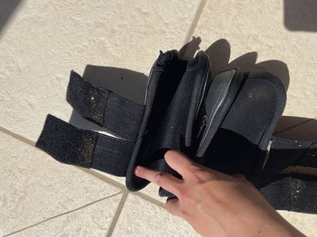 Guêtres noir fouganza taille poney