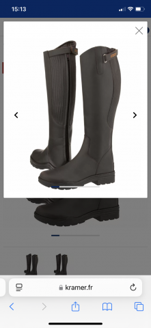 Bottes &eacute;quitation Kramer