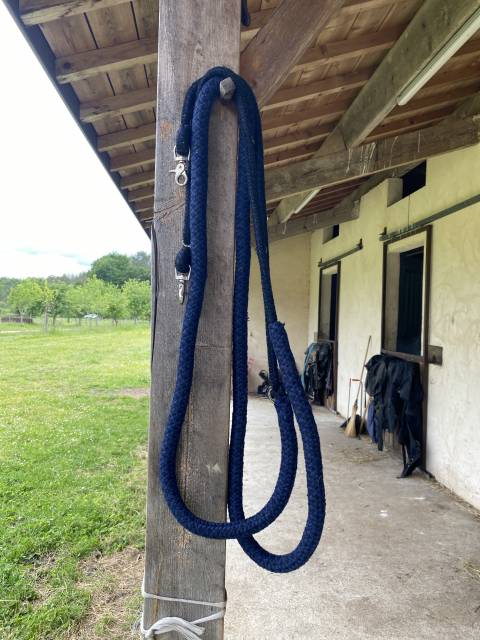 Enrênement corde pour longe 