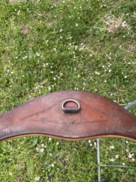 Sangle cuire marron