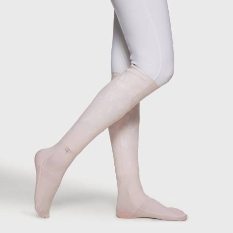 Chaussettes d'équitation balzane flower ss 25 - Samshield - Légères et respirant