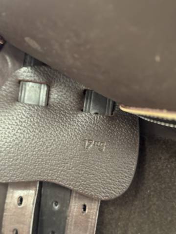 Selle mixte 17.5 marron