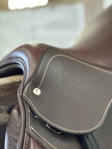 Selle mixte 17.5 marron