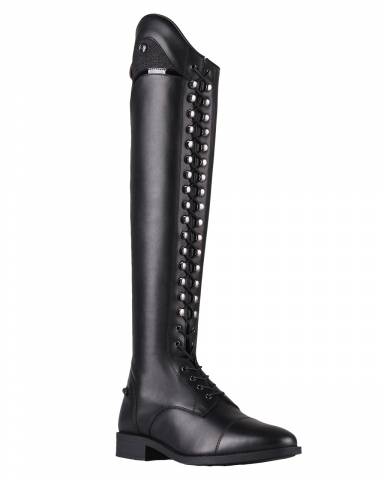Bottes d'équitation Hailey Junior - QHP - Cuir verni et paillettes