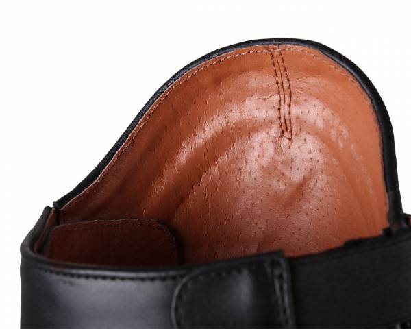 Bottes d'équitation Hailey Junior - QHP - Cuir verni et paillettes