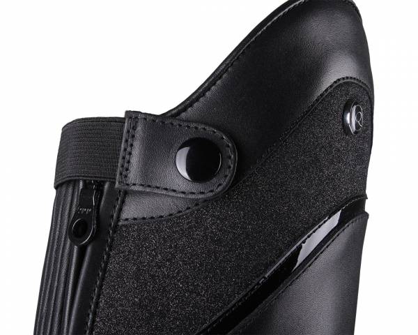 Bottes d'équitation Hailey Junior - QHP - Cuir verni et paillettes