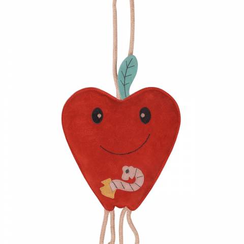 Jouets pour chevaux pomme - QHP - suède et fibre de coco