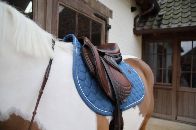 Tapis de selle mélange orange - Kentucky - confort et respirabilité