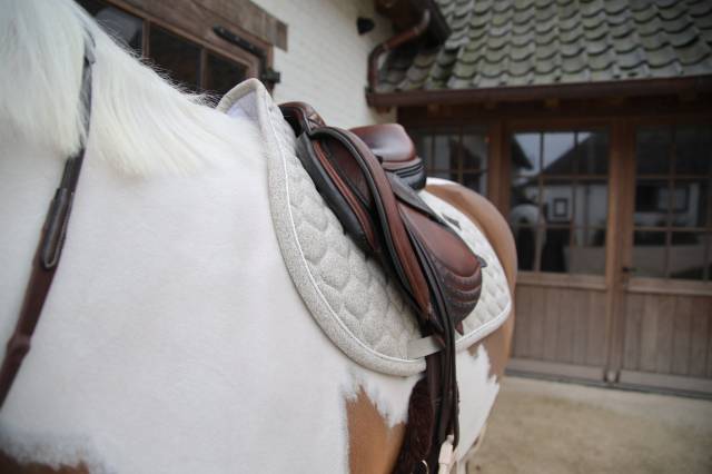 Tapis de selle mélange orange - Kentucky - confort et respirabilité