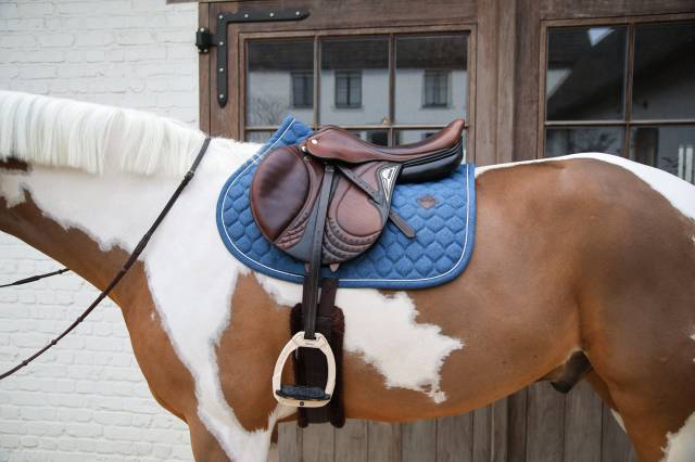 Tapis de selle mélange orange - Kentucky - confort et respirabilité