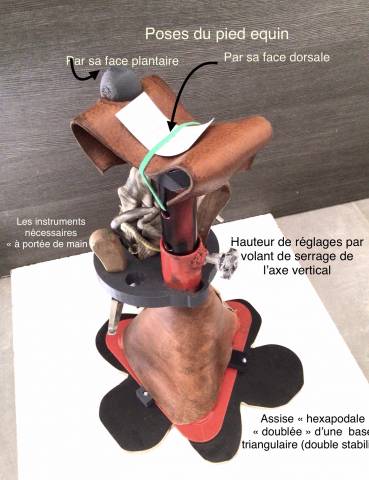 Trépied de maréchalerie 