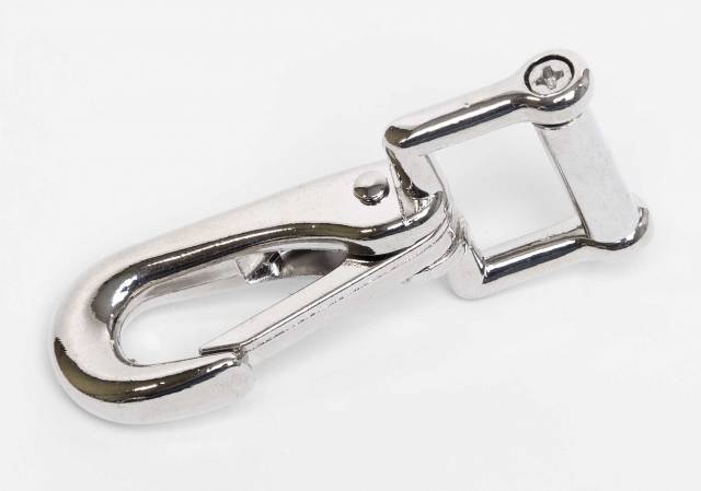 Mousqueton amovible avec vis 25mm - metalab - zinc durable